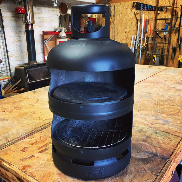 Gas bottle pizza oven