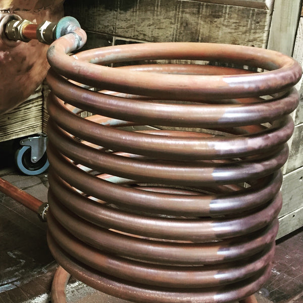 Copper hot tub