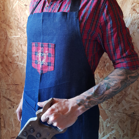 Denim apron