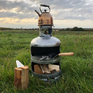 Gas bottle pizza oven